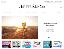 Tablet Screenshot of jenprozeny.cz